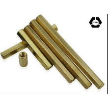 DIN6334 Threaded Brass Hexagon Coupling Nut